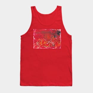 Red abstract 3 Tank Top